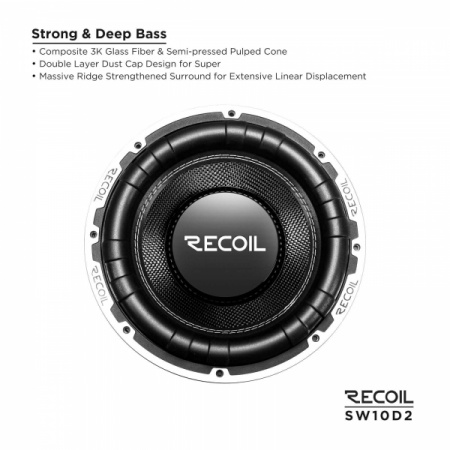 Recoil Audio SW10D2 Сабвуферный динамик - цена, описание и отзывы - фото