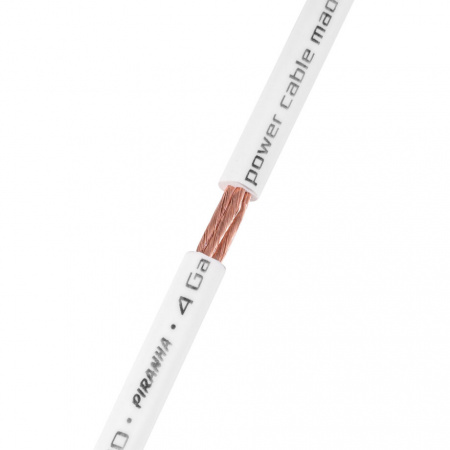 DL Audio Piranha Power Cable 4 Ga White Силовая проводка - цена, описание и отзывы - фото