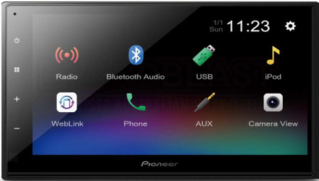 Pioneer DMH-A345BT Магнитола (Головное устройство) - цена, описание и отзывы - фото