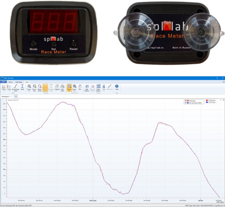 Spl-Lab Race Meter Измеритель разгона автомобиля - цена, описание и отзывы - фото