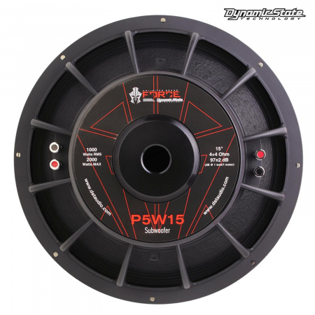 Dynamic State FORCE P5W15  (4+4 OHMS) Сабвуферный динамик - цена, описание и отзывы - фото
