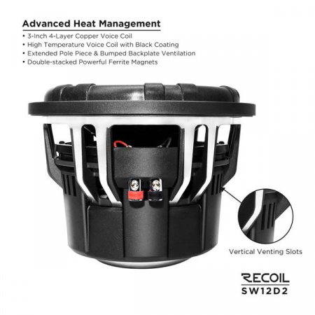 Recoil Audio SW12D2 Сабвуферный динамик - цена, описание и отзывы - фото