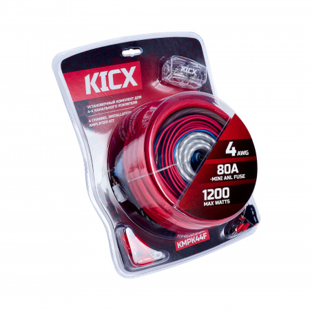 Kicx KMPK44F Комплект проводов для установки усилителя - цена, описание и отзывы - фото
