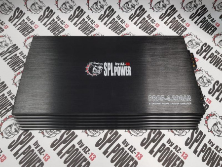 AZ-13 SPL Power PROF-4.200AB 4-канальный усилитель - цена, описание и отзывы - фото