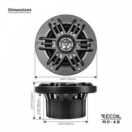 Recoil Audio M0-4B Коаксиальная АС (Marine) - цена, описание и отзывы - фото