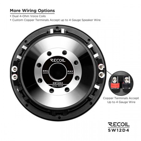 Recoil Audio SW12D4 Сабвуферный динамик - цена, описание и отзывы - фото