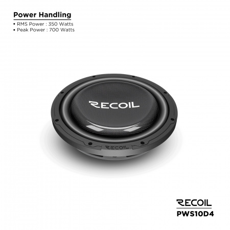 Recoil Audio PWS10D4 Сабвуферный динамик - цена, описание и отзывы - фото