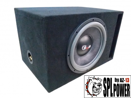 AZ-13 SPL Power RedEyes 15 in box. Сабвуфер корпусной пассивный - цена, описание и отзывы - фото