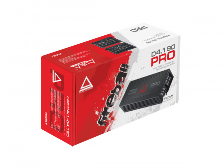 Aura  FIREBALL-D4.190 PRO 4-канальный усилитель - цена, описание и отзывы - фото