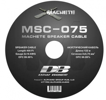Machete MSC-075 Проводка акустическая - цена, описание и отзывы - фото