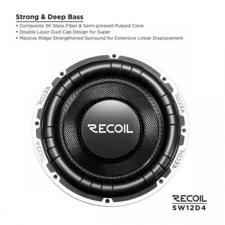Recoil Audio SW12D4 Сабвуферный динамик - цена, описание и отзывы - фото