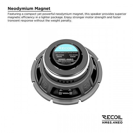 Recoil Audio HM65.4 NEO Среднечастотник (среднечастотный динамик) - цена, описание и отзывы - фото