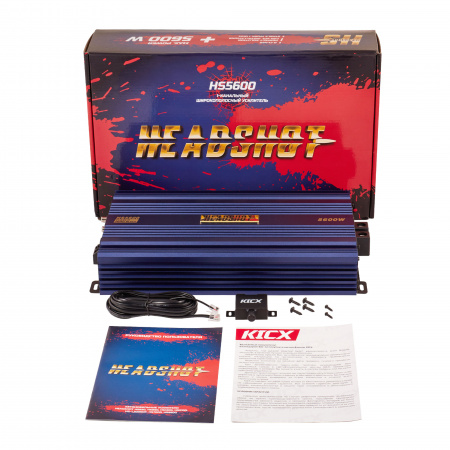 Kicx HeadShot HS 5600 1-канальный усилитель (Моноблок) - цена, описание и отзывы - фото